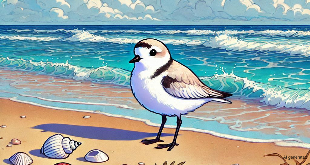 A snowy plover.